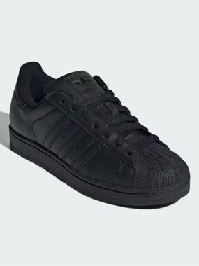 adidas Superstar II Core Black Shell Toe Men's 10 Women's 11 Sneaker JI0081